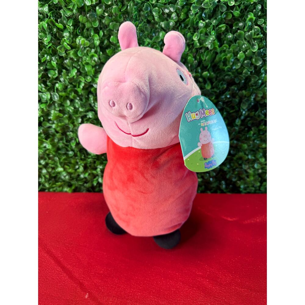 Squishmallow Peppa Pig Hug Mees  10” Plush  New with tags Kids Gift Preschool